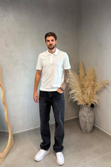 XHINSE NJE NGJYRESHE BAGGY PER MESHKUJ NE NGJYRE GRI TE ERRET - KLAUDIO FASHION