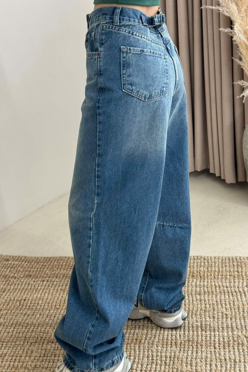 XHINSE PËR FEMRA STIL BOYFRIEND NË NGJYRË BLU - 4