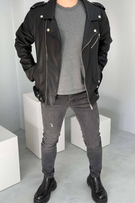 XHINSE PËR MESHKUJ NË NGJYRËN GRI - KLAUDIO FASHION