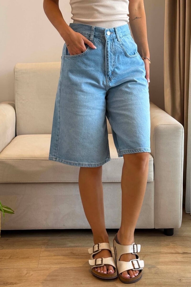 XHINSE TE SHKURTRA TE THJESHTA PER FEMRA NE NGJYRE BABY BLU - 3