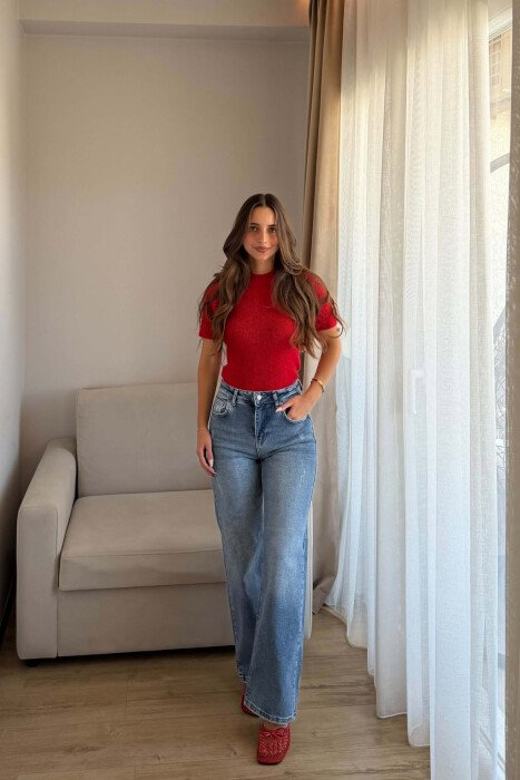 XHINSE TE THJESHTA NJE NGJYRESHE PER FEMRA NE NGJYRE BLU TE ZBARDHUR - KLAUDIO FASHION