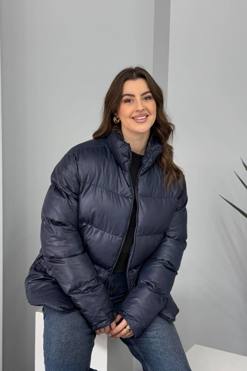 XHUP ME JAKË TË GJATË PËR FEMRA NË NGJYRËN BLU - 5
