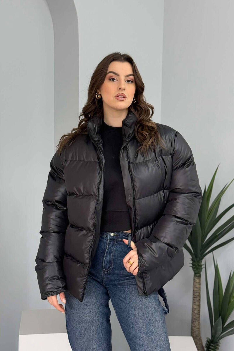 XHUP ME JAKË TË GJATË PËR FEMRA NË NGJYRËN E ZEZË - 2