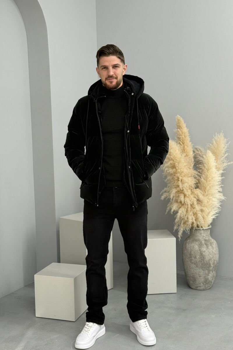 XHUP NJE NGJYRESH ME KAPUÇ DHE PUSH PER MESHKUJ NE NGJYRE TE ZEZE - 2