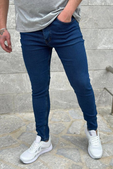XHINSE TË THJESHTA PËR MESHKUJ NË NGJYRËN BLU - KLAUDIO FASHION