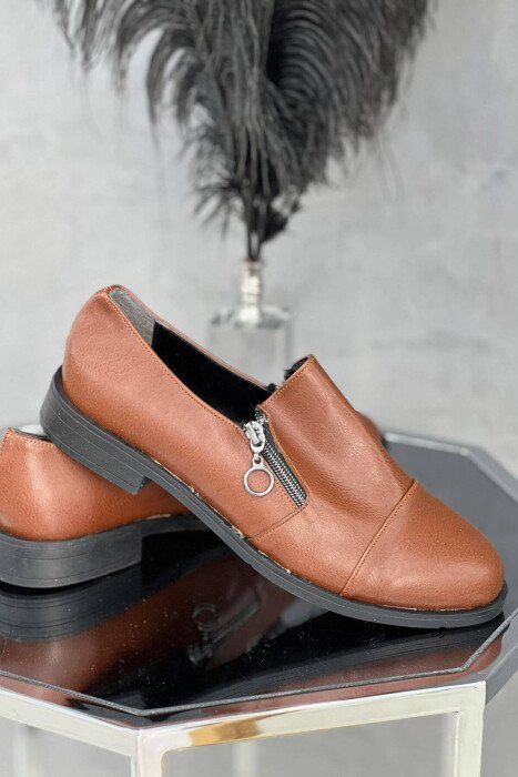 ZIBBERONE COLOR WOMEN SHOES BROWN/KAFE - KLAUDIO FASHION